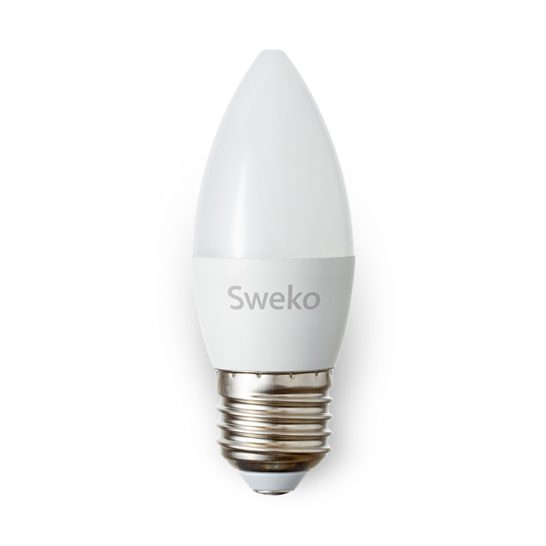  светодиодная формы свеча матовая 15Вт Е27 220В 42LED — Sweko